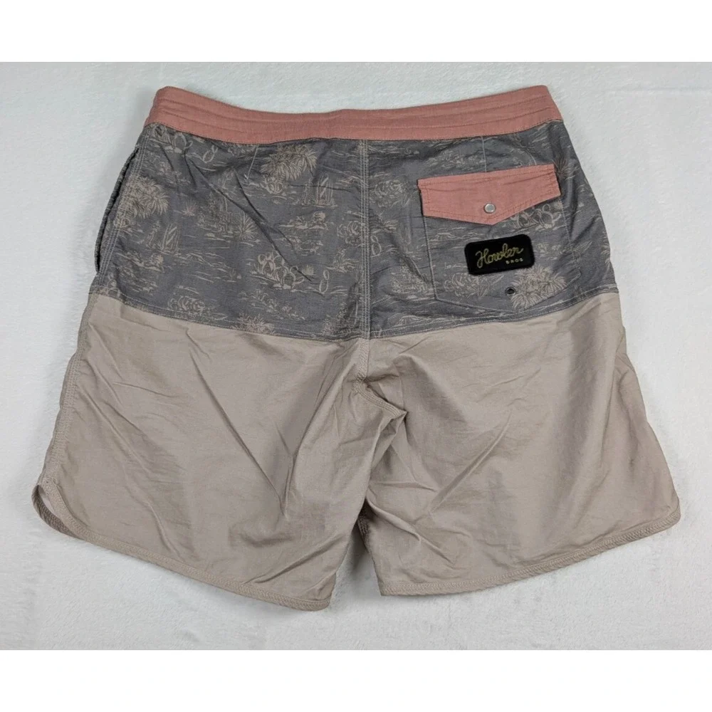 Howler Bros‎ Vaquero Boardshorts Mens 35 Stretch Pearl Snap